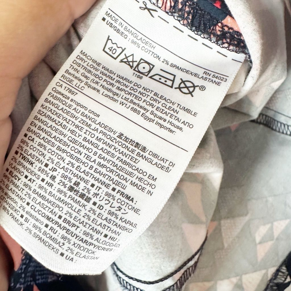 Banana Republic A-line Geometric Print Dress Women's Size 4 - Picture 6 of 8